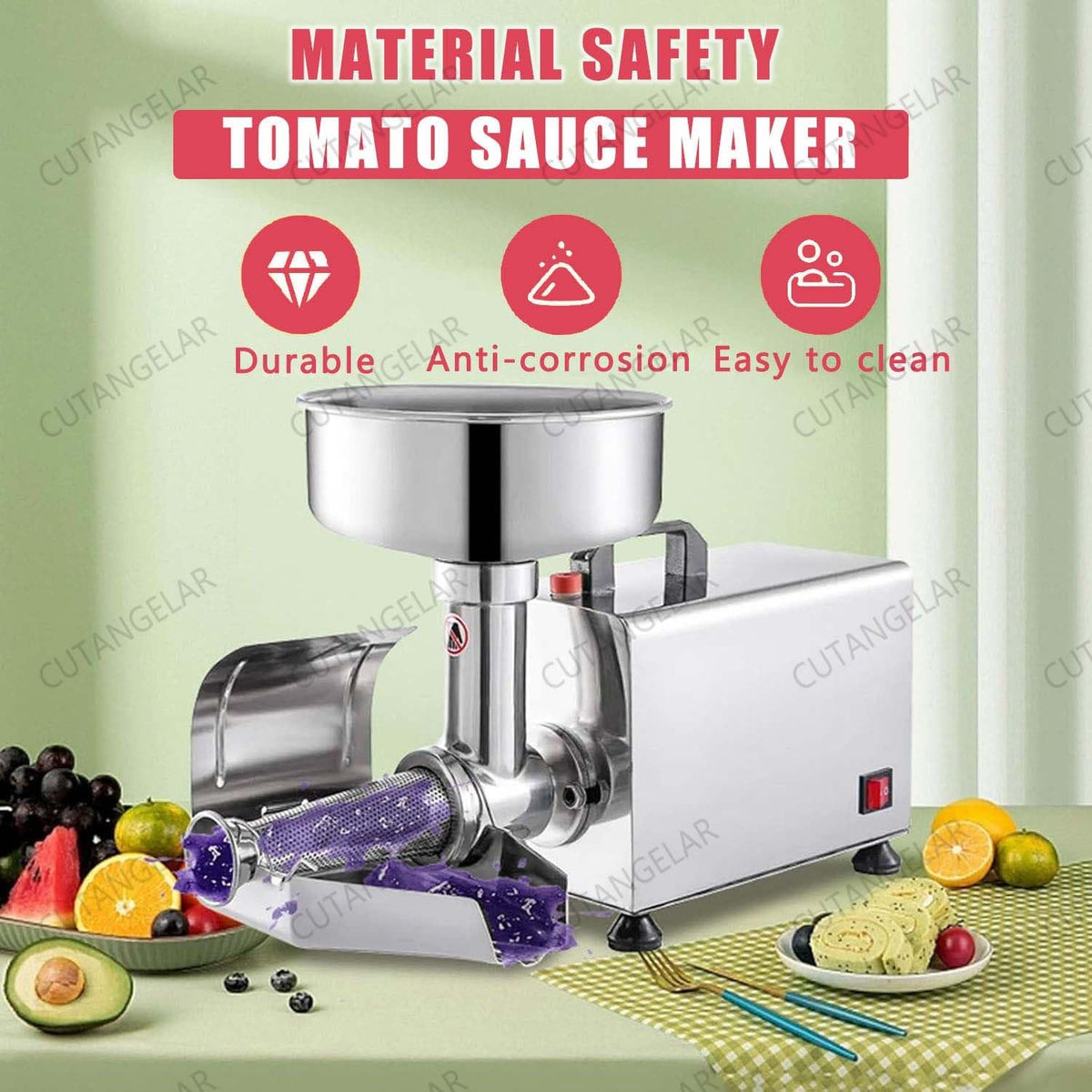 450W Stainless Steel Electric Jam Maker V6439