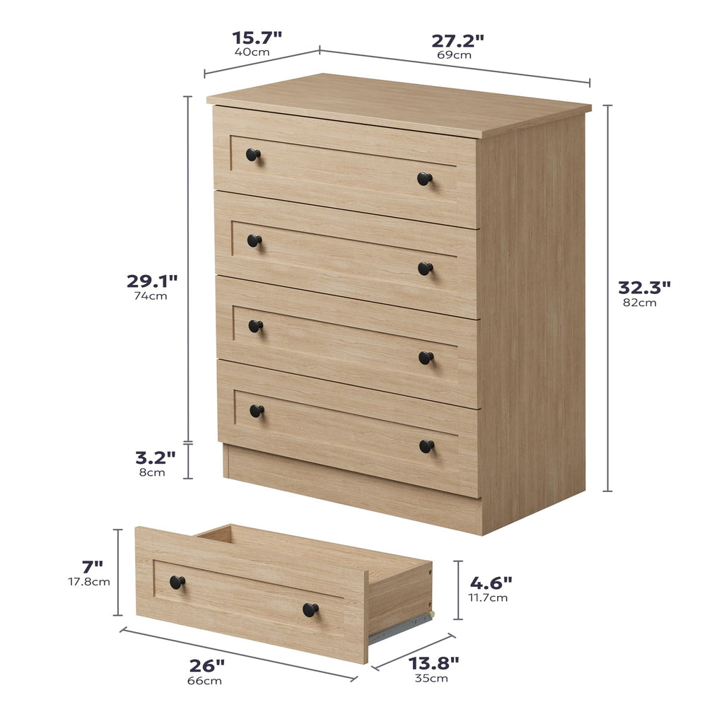 4 Drawer Dresser V656313