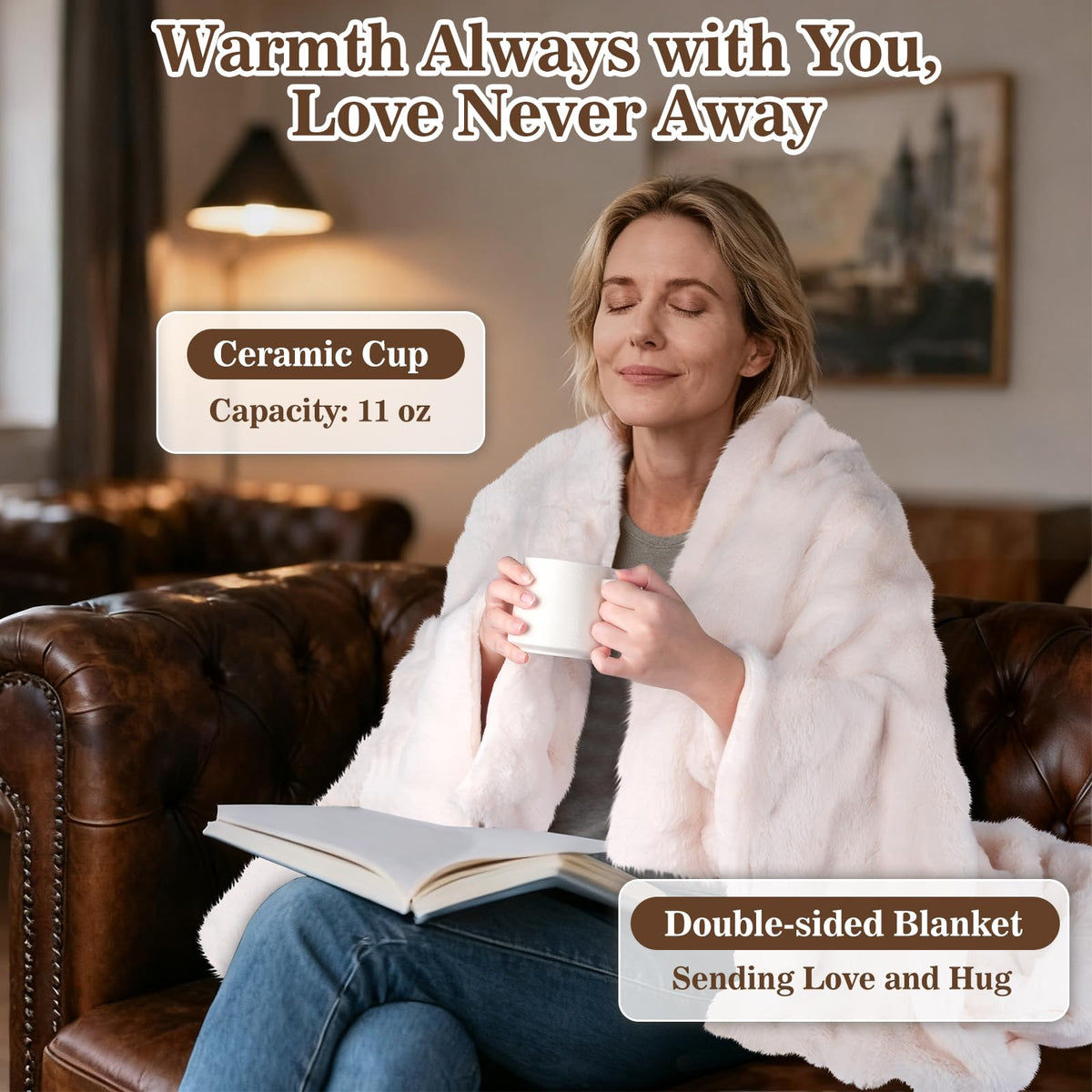 Get Well Soon Gift Basket with Blanket, Mug, Teddy Bear, Aromatherapy S386490