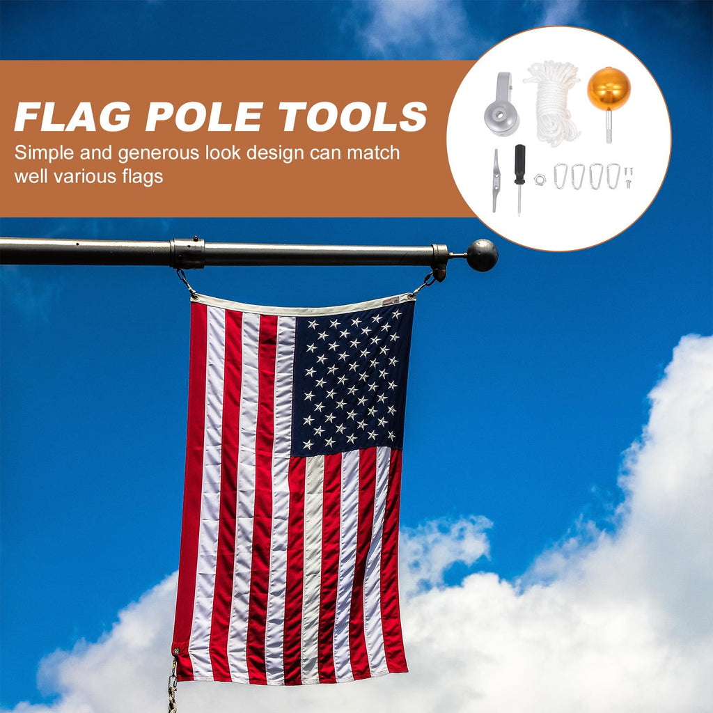 Heavy Duty Flagpole Kit Metal Repair Parts V355