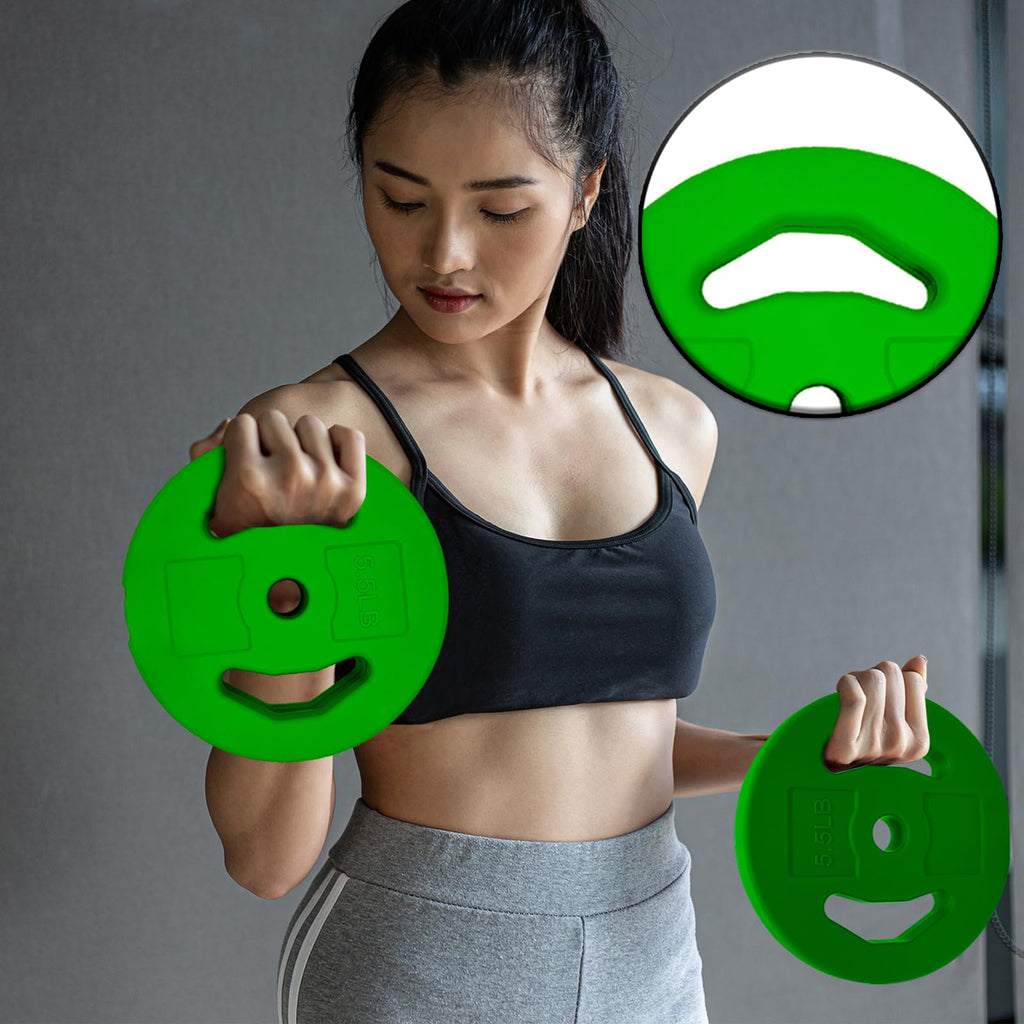 Adjustable Barbell Set, 40LB, Black, PU, Padded Grip Y80714