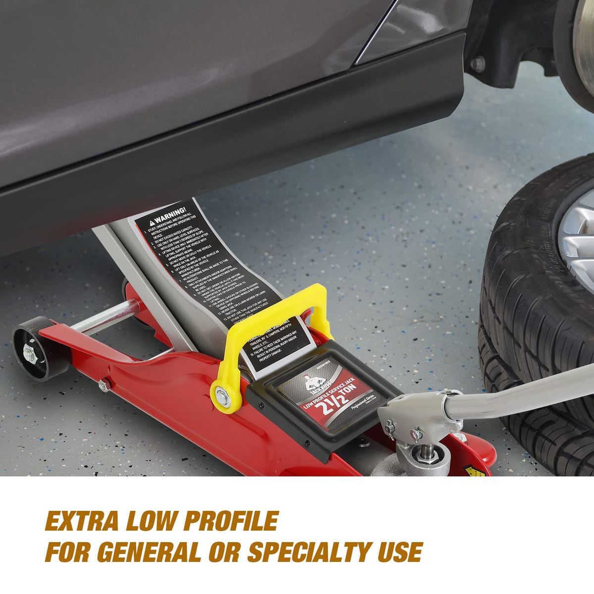 2.5 Ton Low Profile Hydraulic Floor Jack with Storage Case E920364