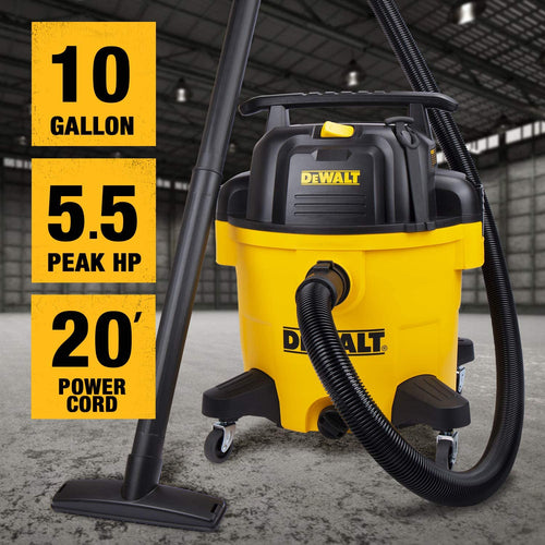 10 Gallon Wet Dry Shop Vacuum with Attachments S60965
