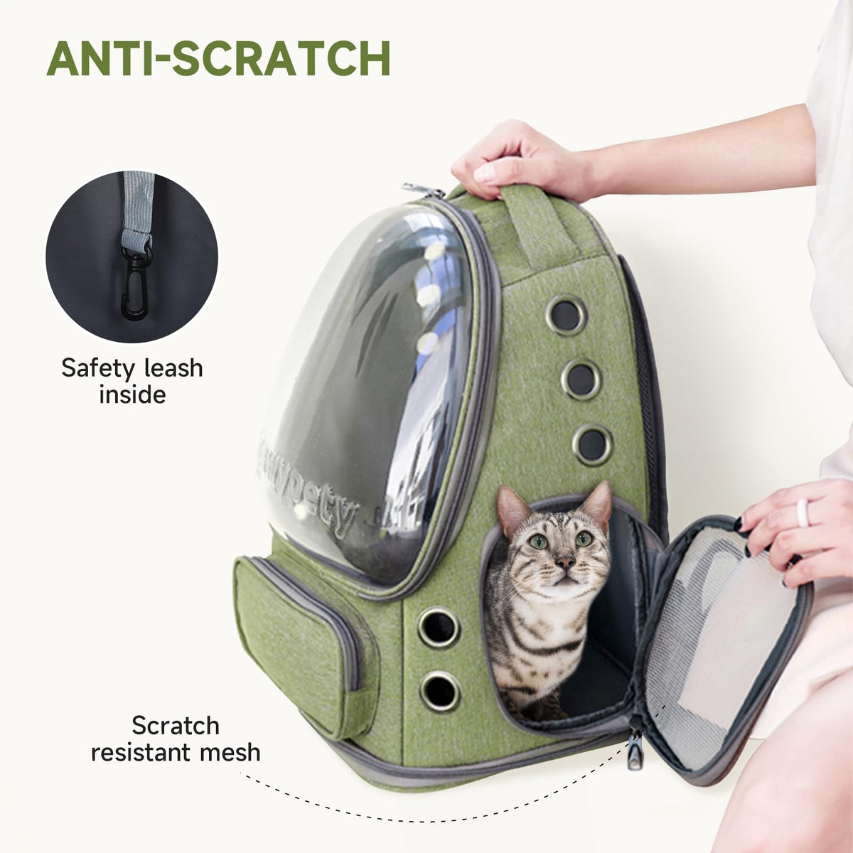 Breathable Cat Backpack Carrier M999250