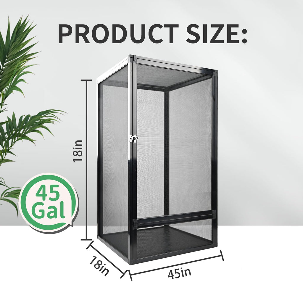 45 Gallon 32"x18"x18" Mesh Reptile Enclosure S148