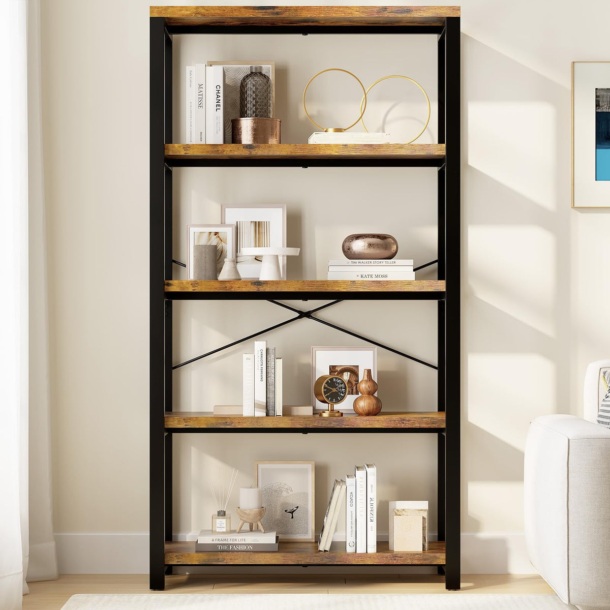 5-Tier Adjustable Bookshelf K969