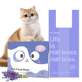 125 Count Lavender Scented Cat Litter Bags with Handles S672