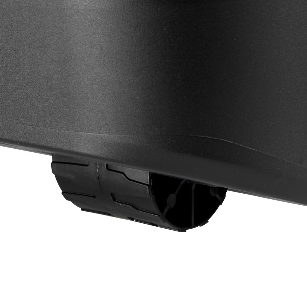Black Wheeled Lockable Footlocker L91120