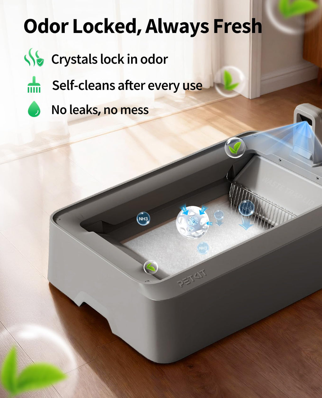 Crystal Cat Litter with Tray 4.5 lb×4 Packs K96280