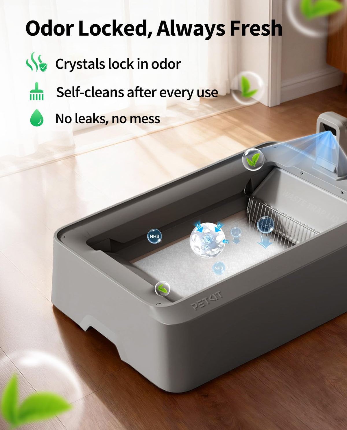 Crystal Cat Litter with Tray 4.5 lb×4 Packs K96280