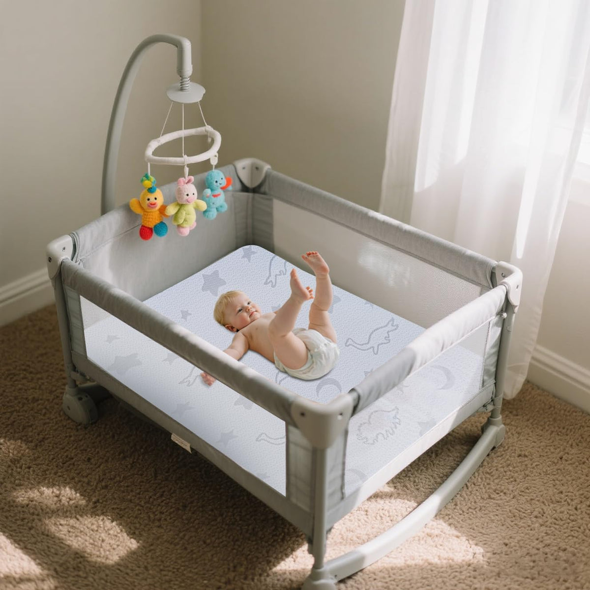 38"x26" Pack and Play Mattress with Removable Washable Cover H77405