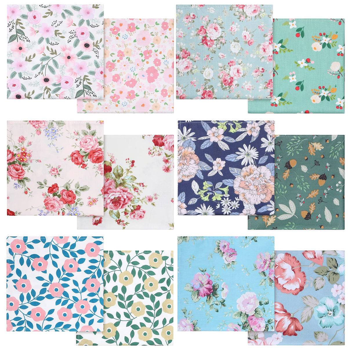 Cotton Cloth Napkins Set of 24 U9097