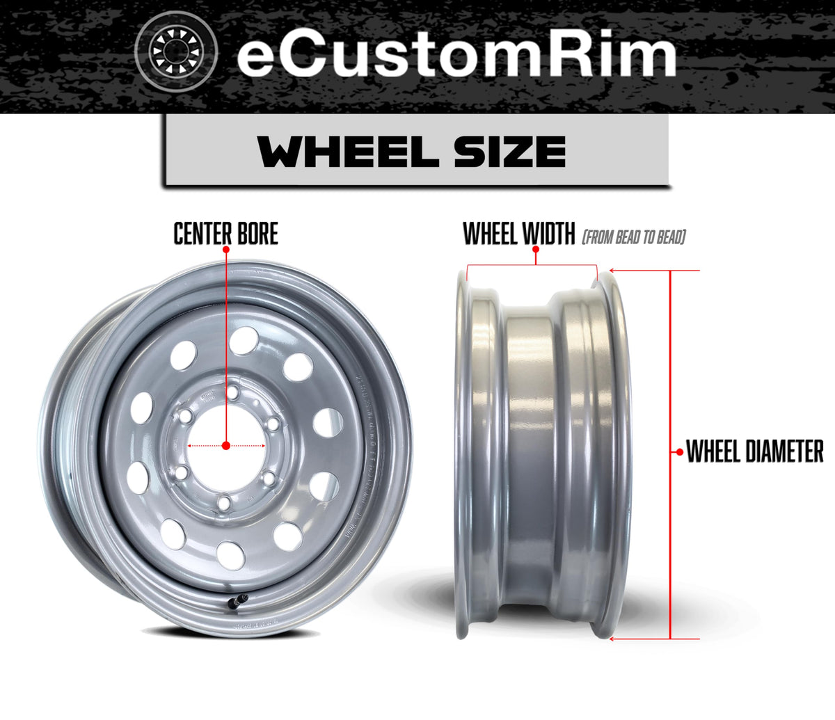 2-Pack Trailer Tire Rim Assembly 4.80-12 White 4 Lug R929