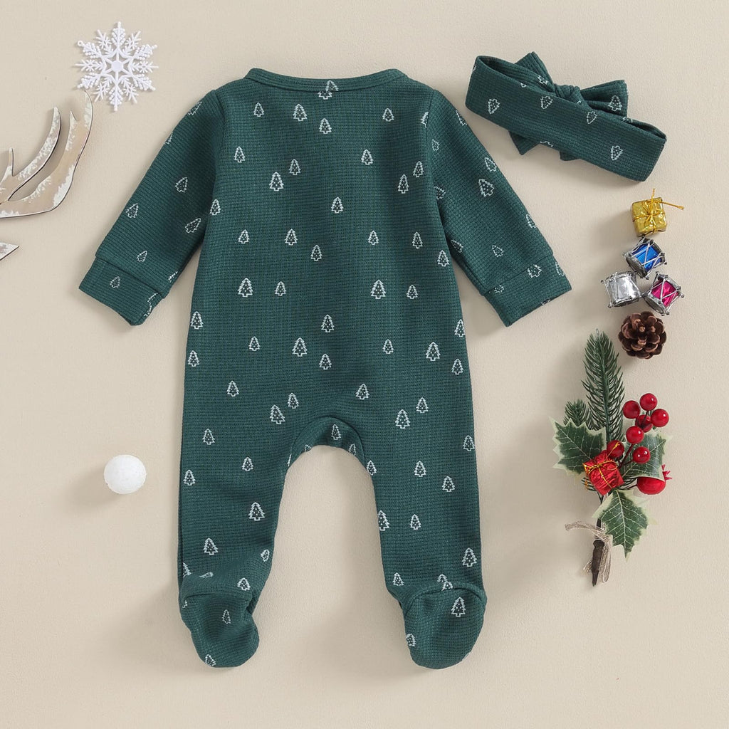 Pumpkin Long Sleeve Onesie Romper N1739