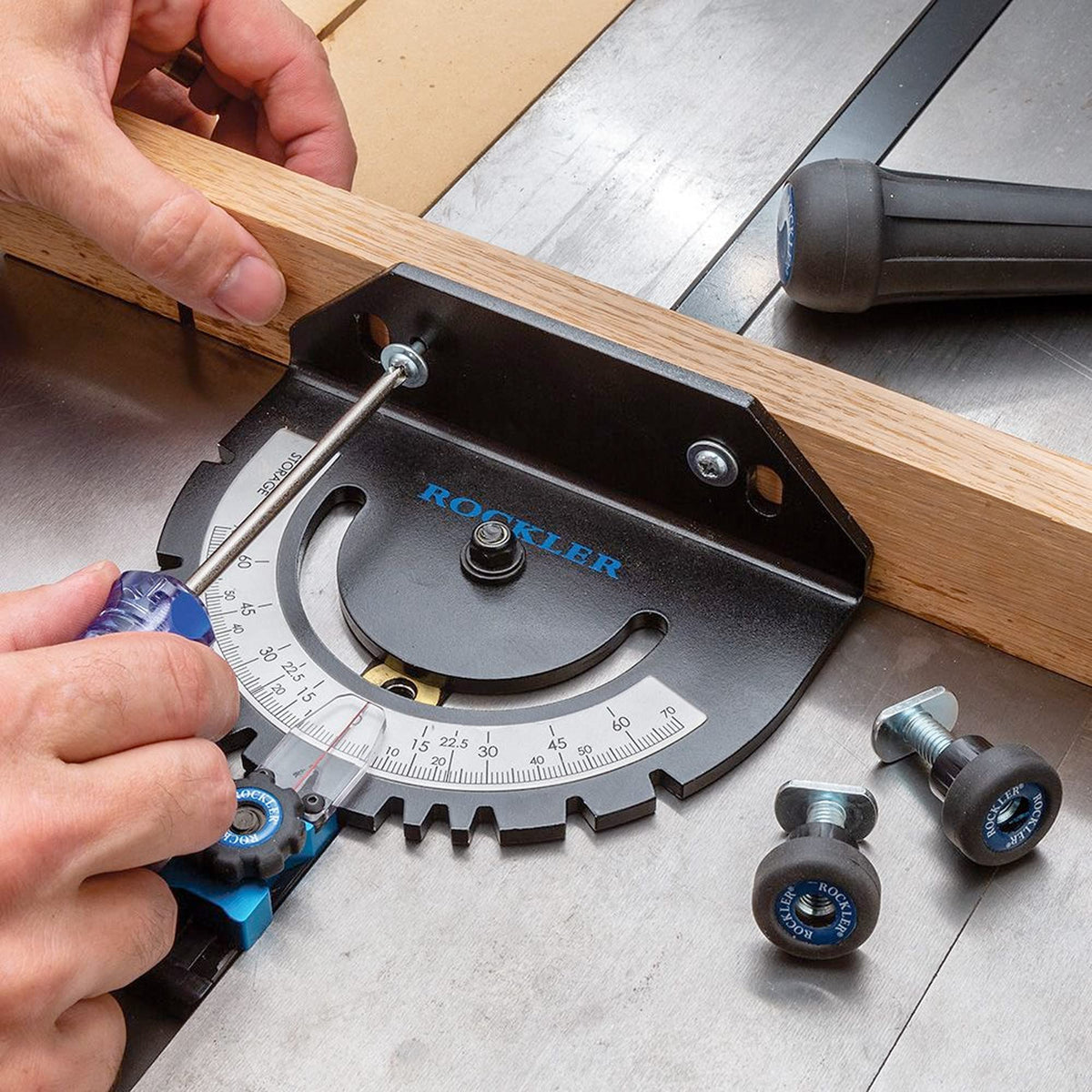 Precision Miter Gauge with Knobs & T-Bolts S92316