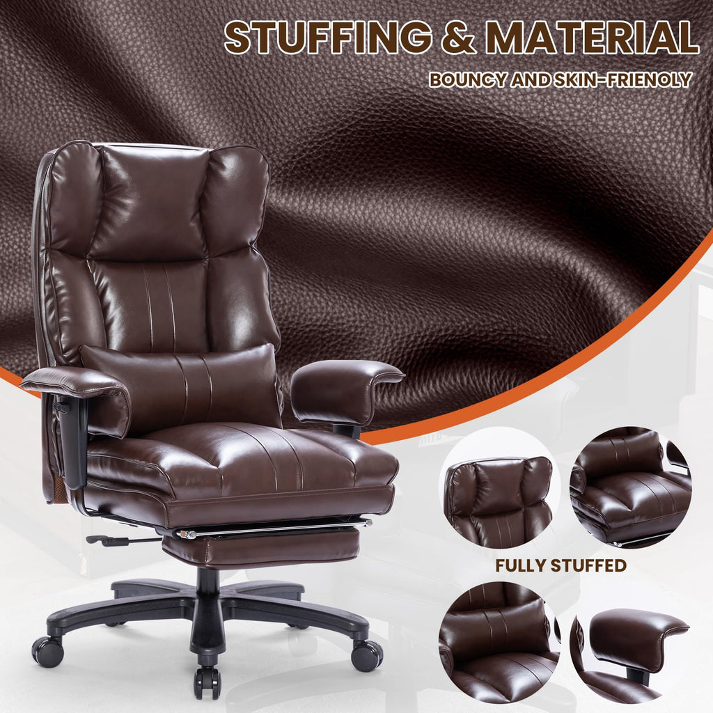 Big and Tall Office Chair with Foot Rest C74868