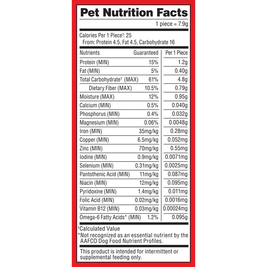 Peanut Butter Flavor Small Dog Treats 7 Lb B6359