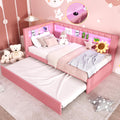 Twin Size L-Shaped Daybed with Trundle V12727