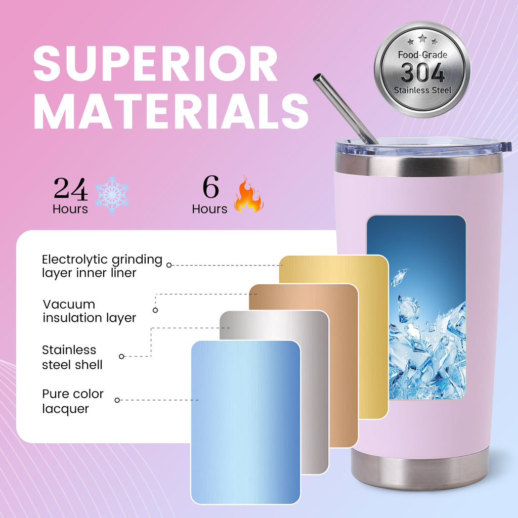 20 oz Insulated Tumblers 12 Pack J717