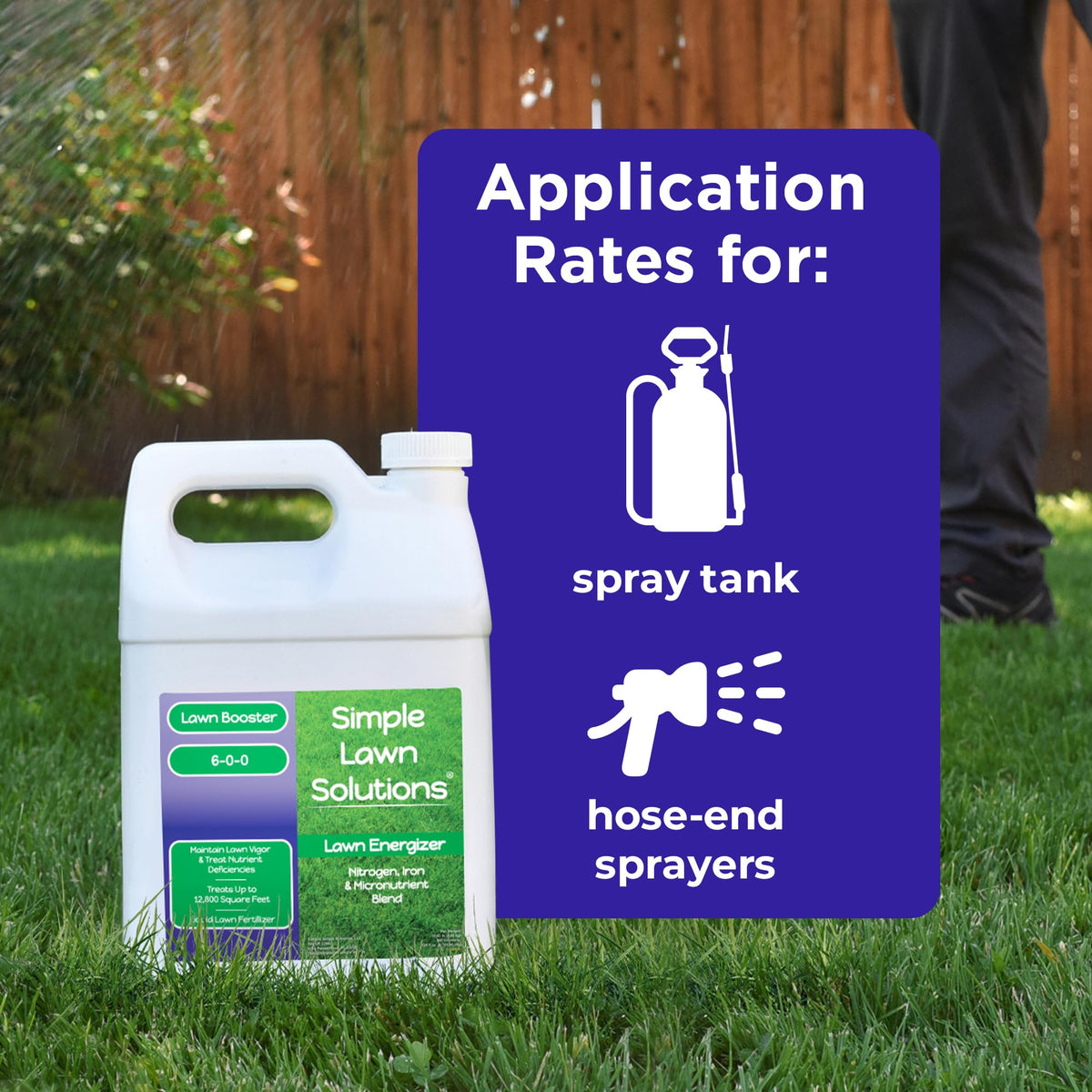 Commercial Grade Liquid Grass Fertilizer with Nitrogen, Iron, Micronutrients 1 Gallon R296855