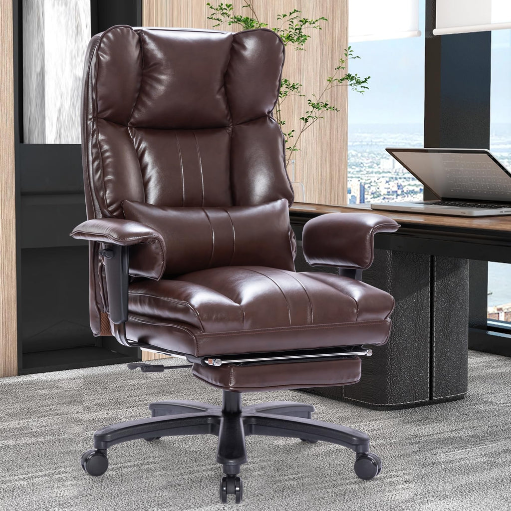 Big and Tall Office Chair with Foot Rest C74868
