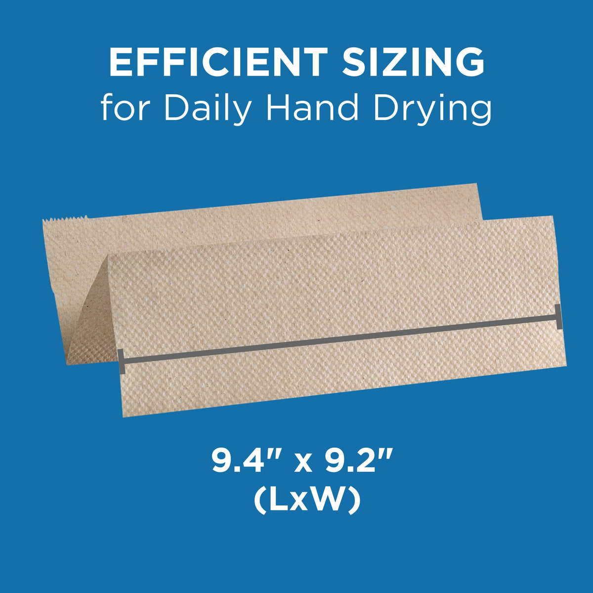 Brown 1-Ply Multifold Paper Towels, 250 Per Pack, 16 Packs Y10616