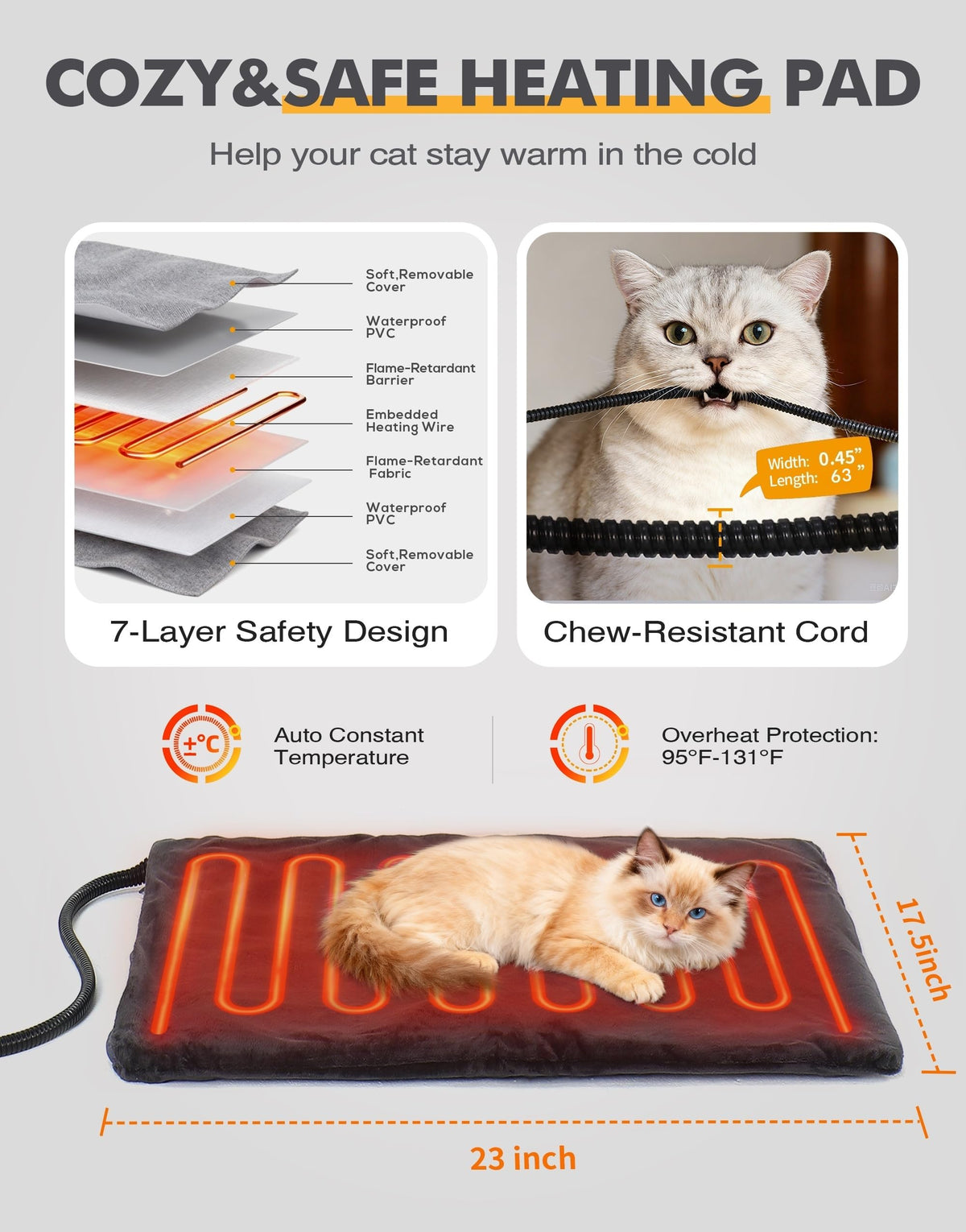 Heated Outdoor Cat House Y83805