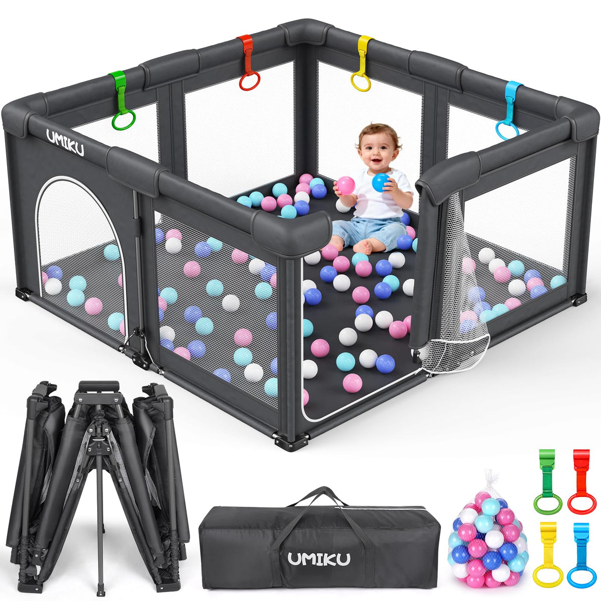 Foldable Baby Playpen 50X50 O194