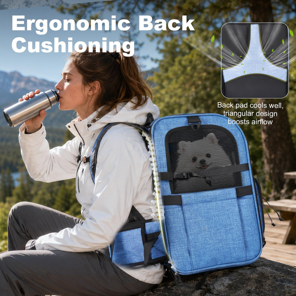 Blue Pet Carrier Backpack R671245