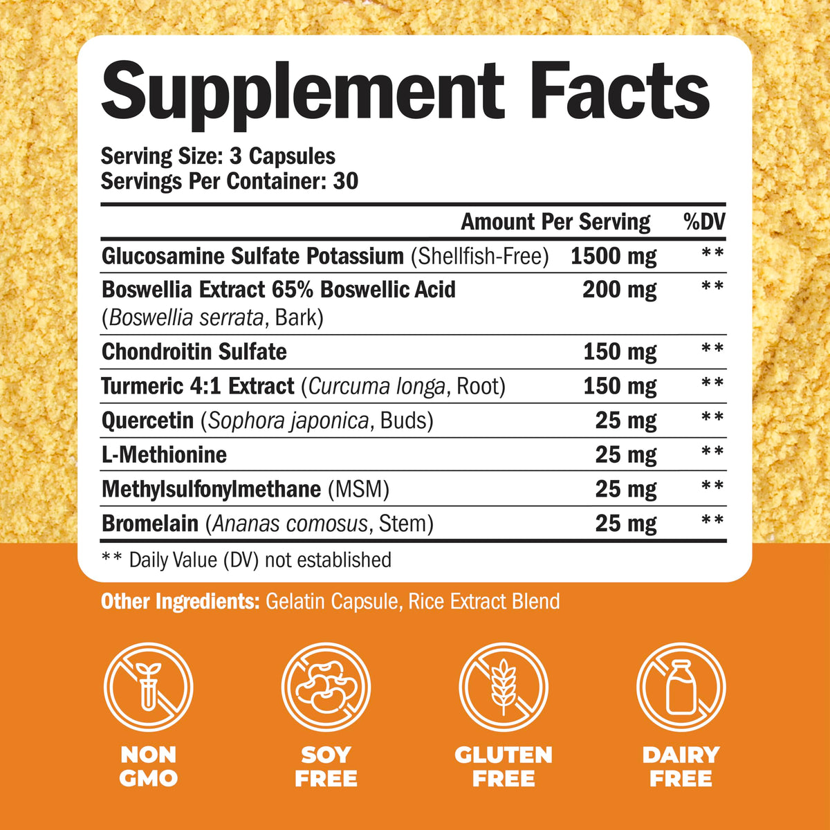 Turmeric Curcumin Supplement with Boswellia Serrata Extract C322