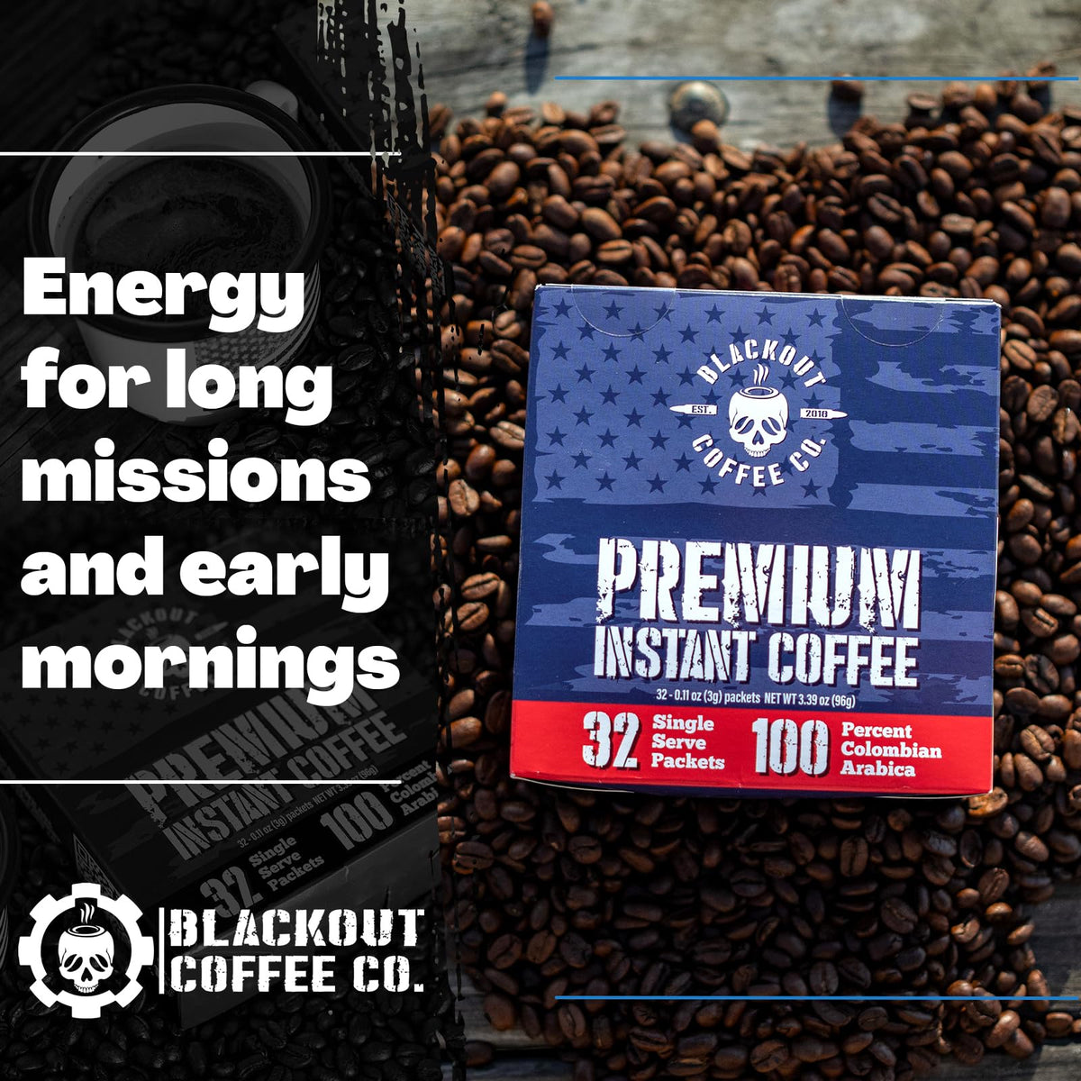 Colombian Arabica Instant Coffee Medium Roast 32 Count T188811
