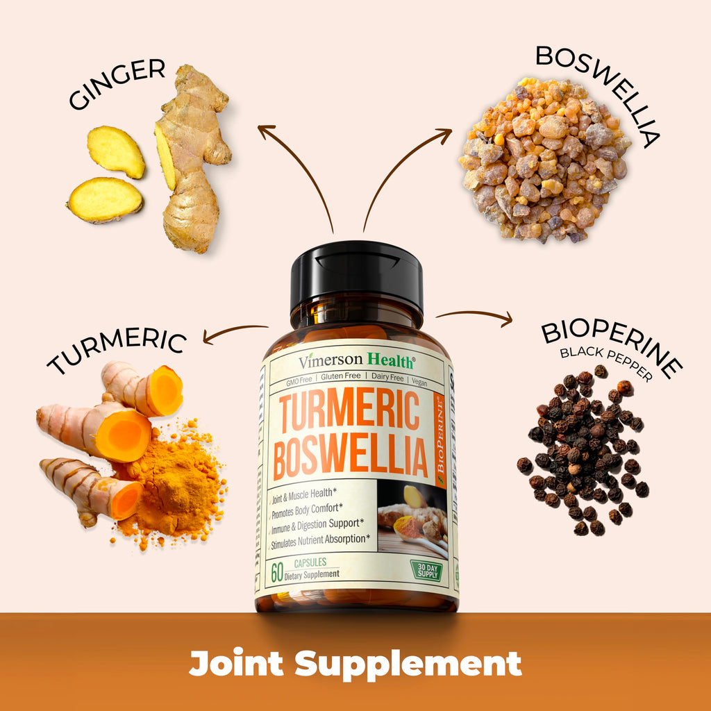 Turmeric Curcumin Supplement with Boswellia Serrata Extract C322