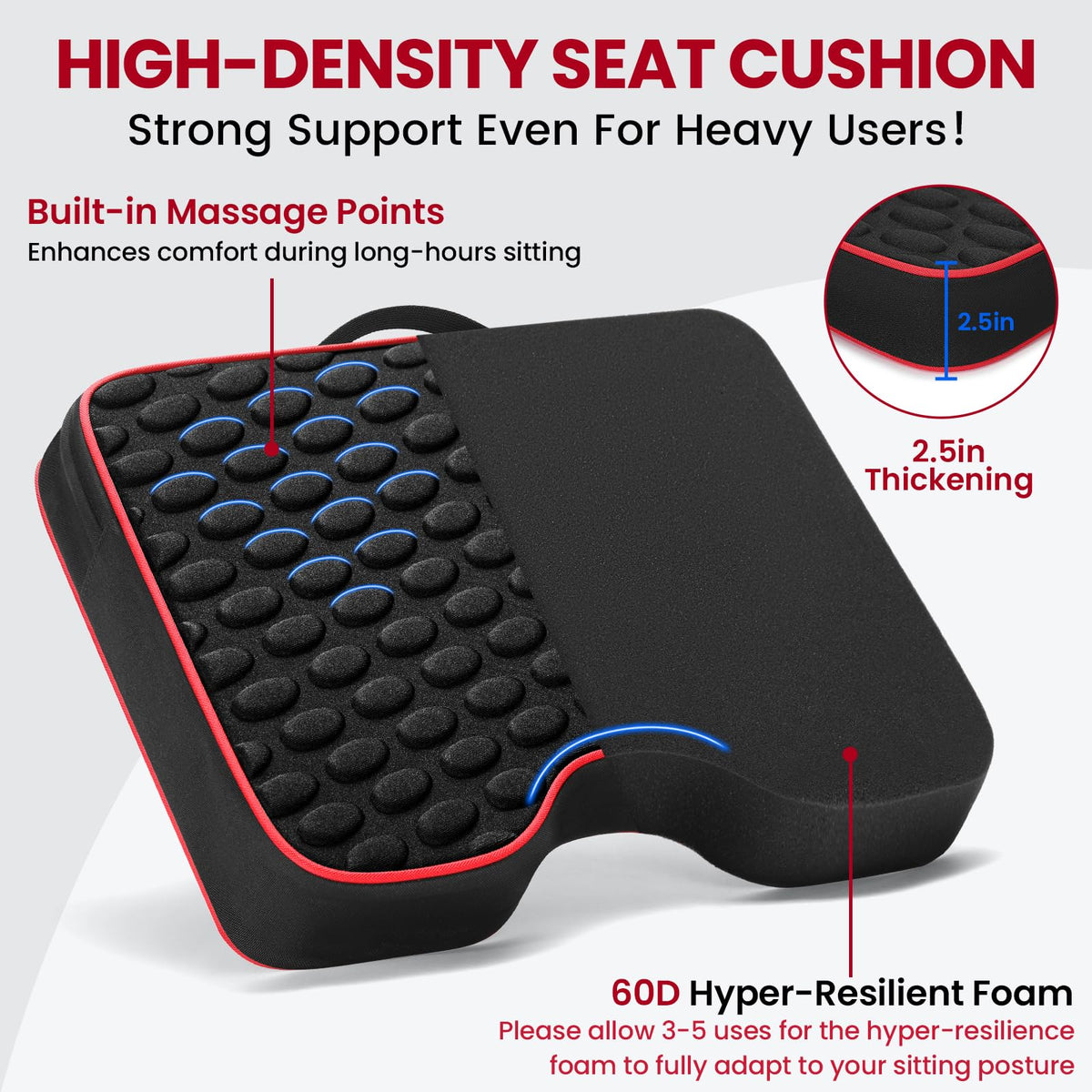 Portable Bleacher Seats with Massage Dots D959