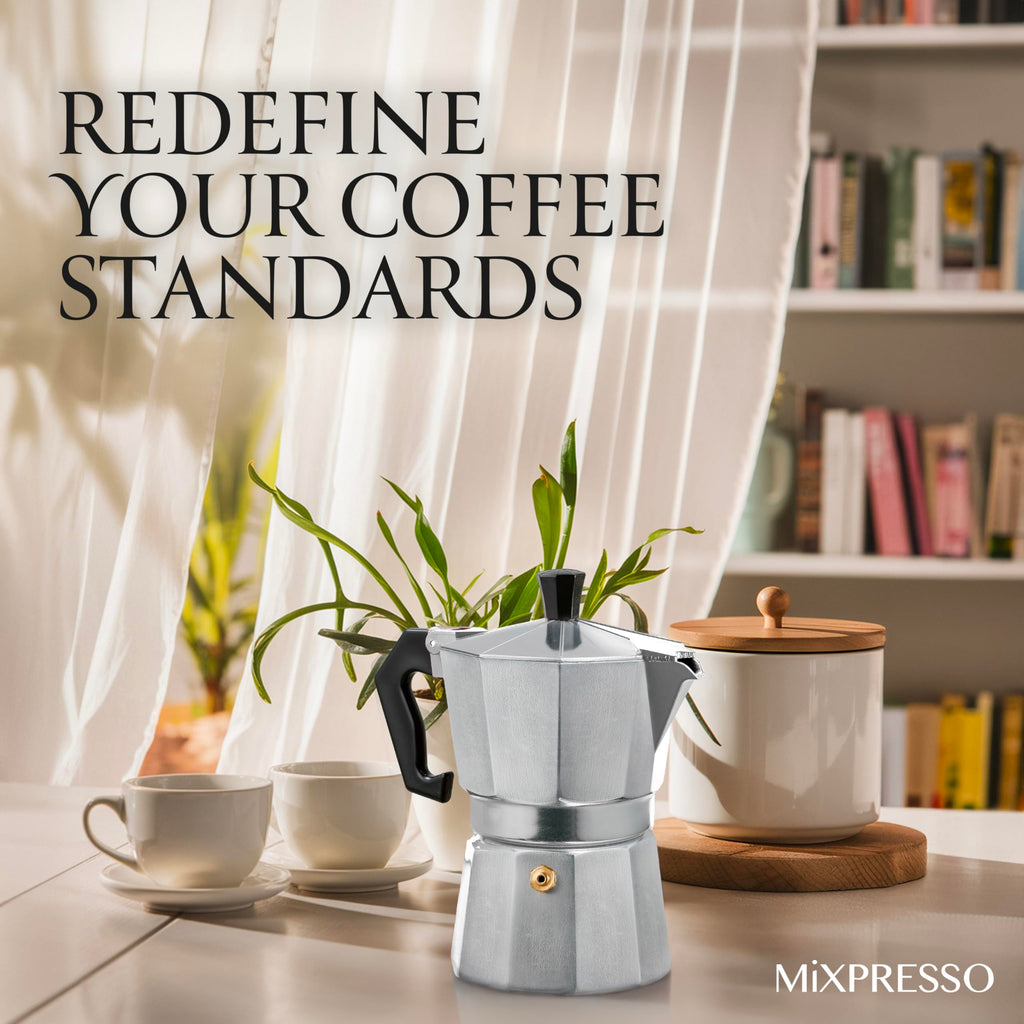 3 Cup Moka Pot Stovetop Espresso Maker Y200
