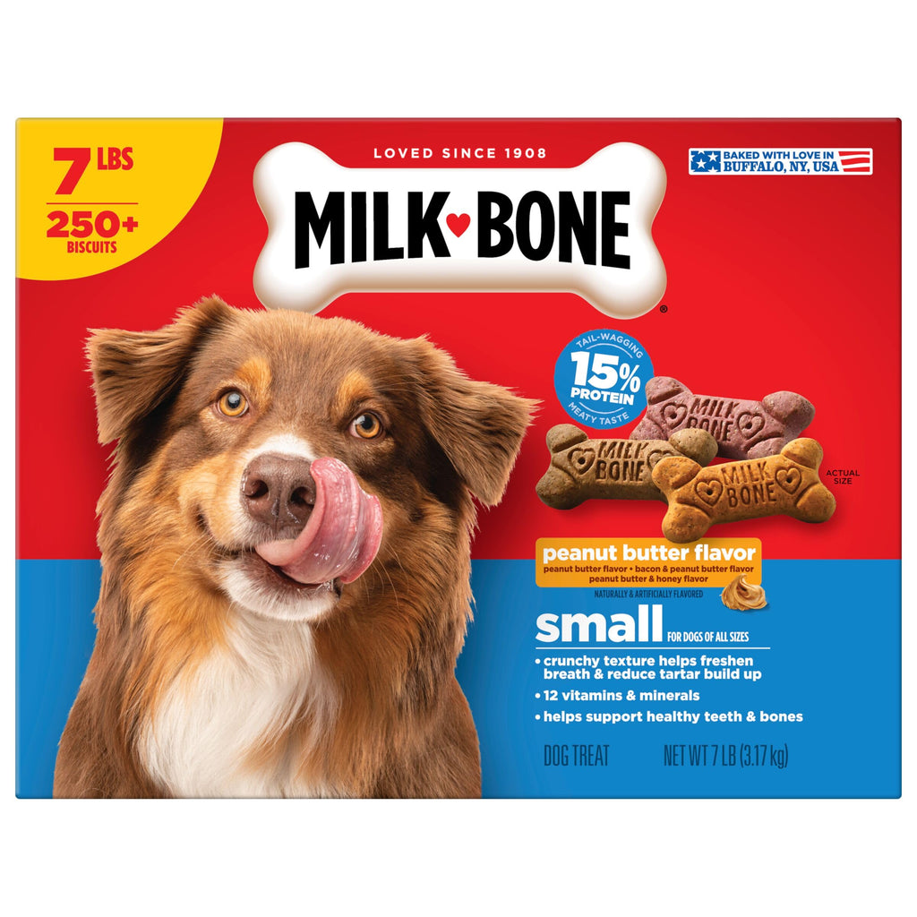 Peanut Butter Flavor Small Dog Treats 7 Lb B6359