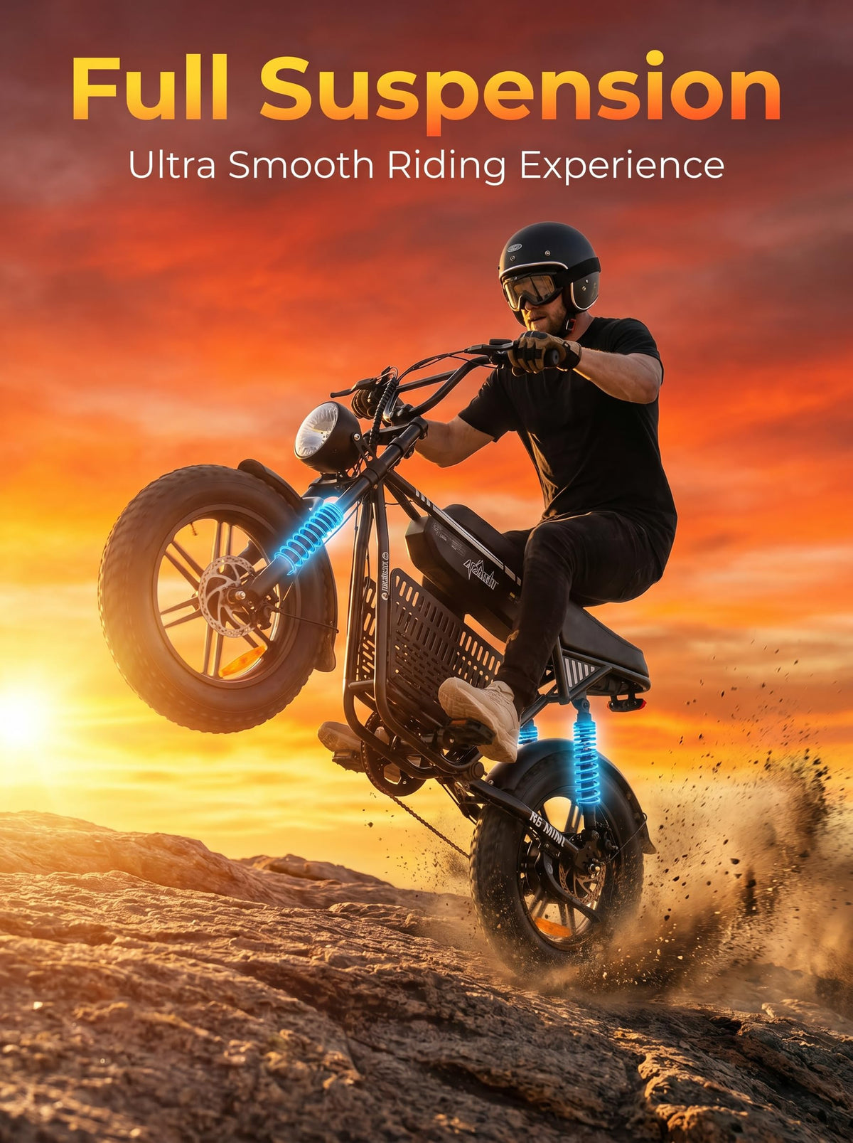 1000W Fat Tire Electric Bike with 48V 13Ah Battery Y316
