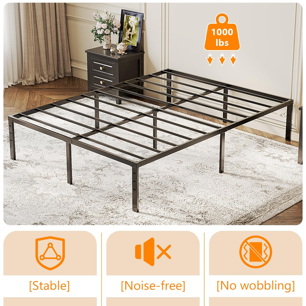 18 Inch Metal Queen Bed Frame L75721