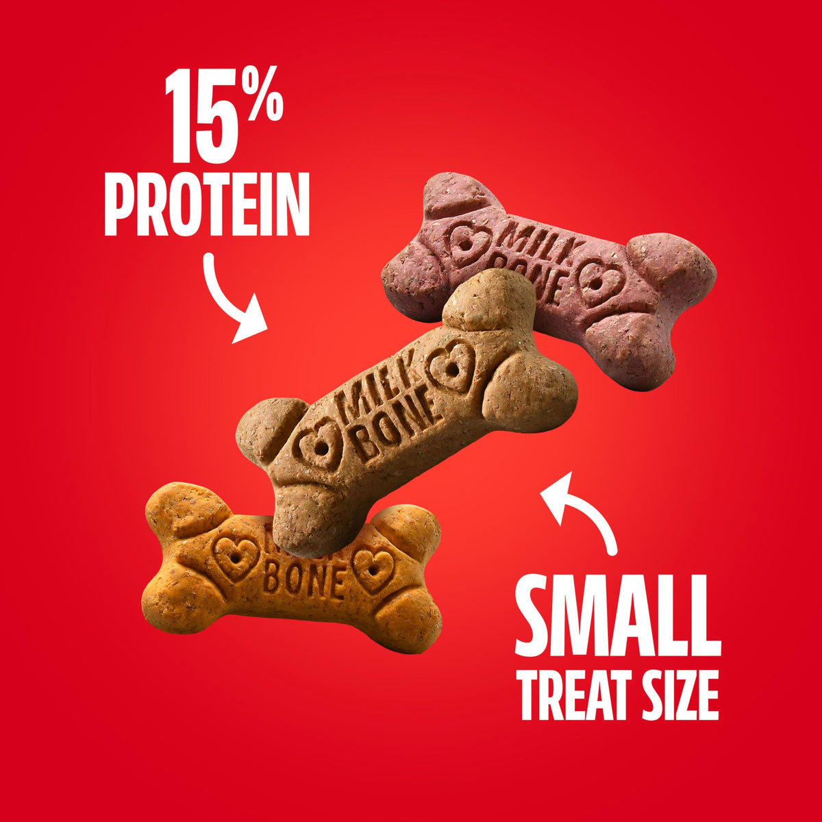 Peanut Butter Flavor Small Dog Treats 7 Lb B6359