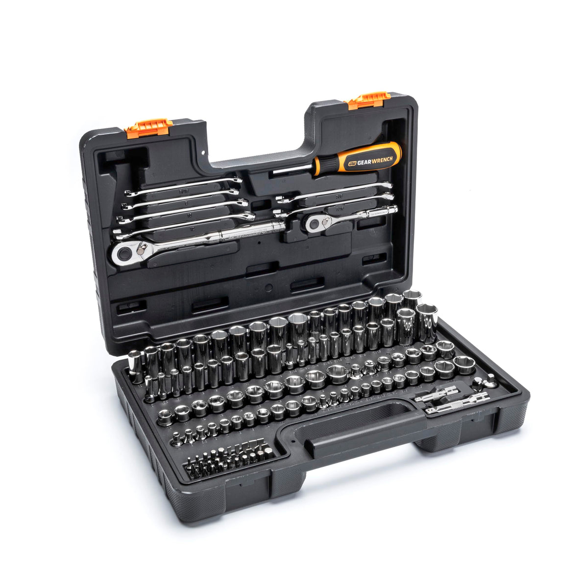 121 Piece SAE/Metric Mechanics Hand Tool Set W30374