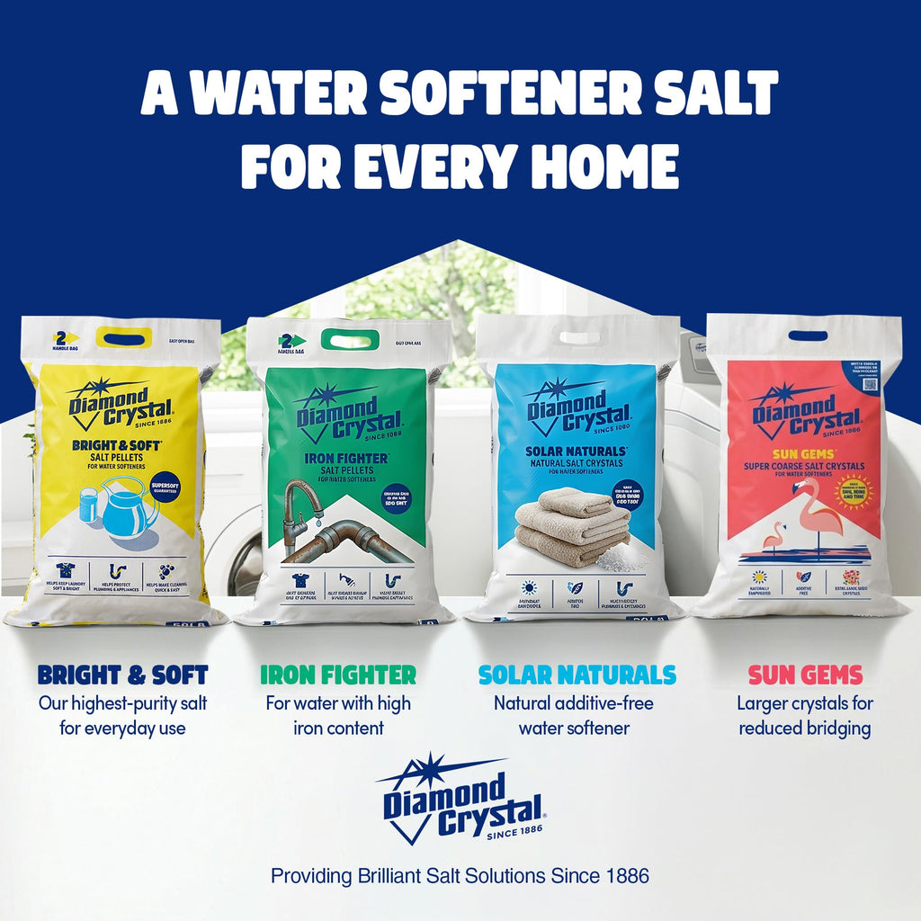 2 Pack Water Softener Salt Pellets, 40 Pounds F134