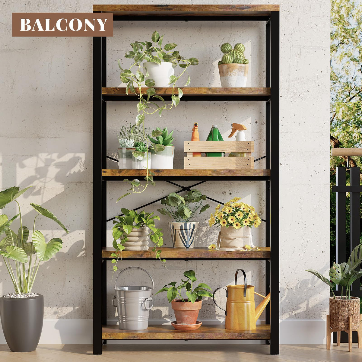 5-Tier Adjustable Bookshelf K969