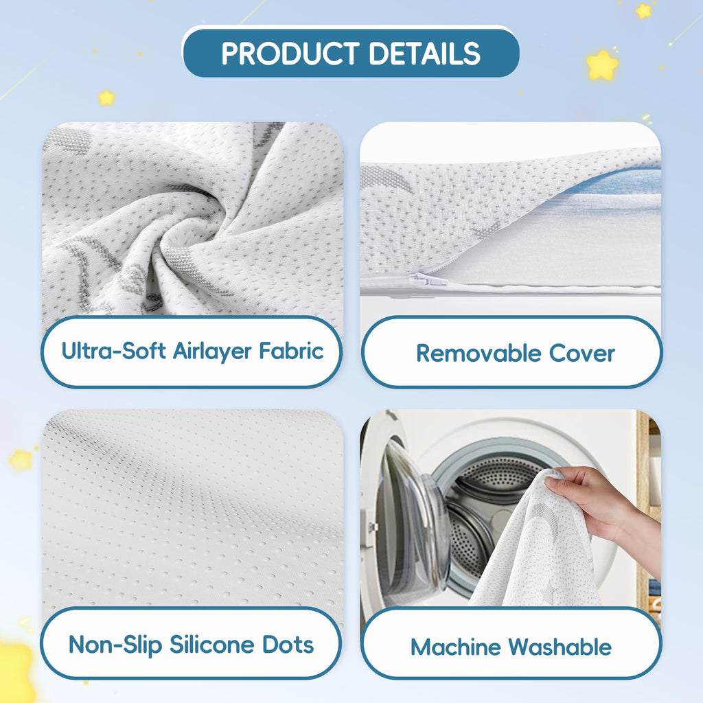 38"x26" Pack and Play Mattress with Removable Washable Cover H77405