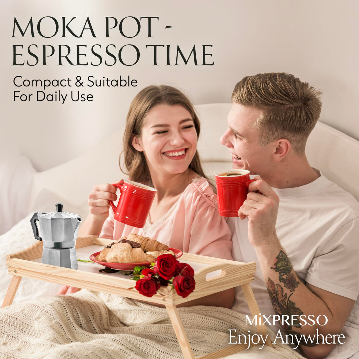 3 Cup Moka Pot Stovetop Espresso Maker Y200