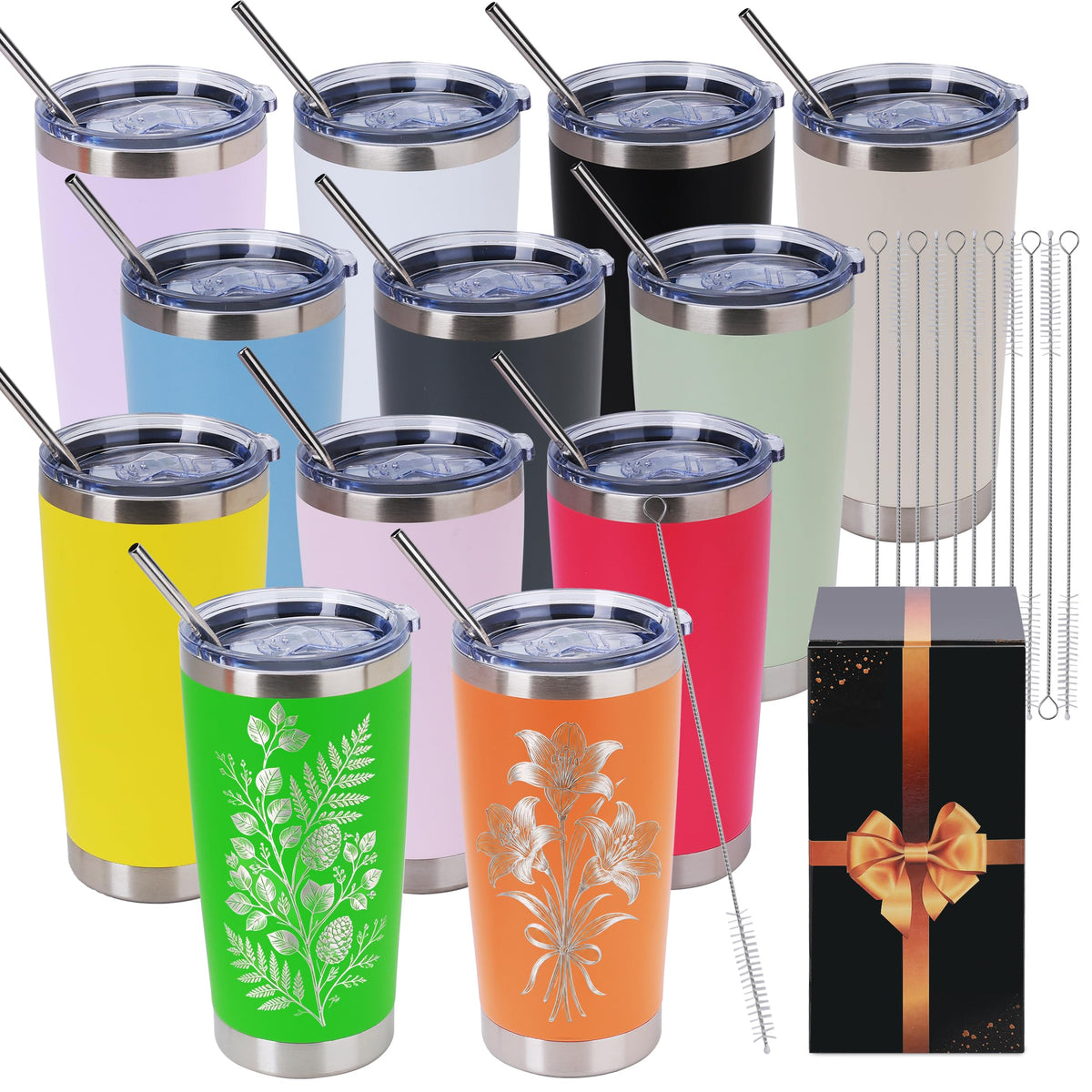 20 oz Insulated Tumblers 12 Pack J717