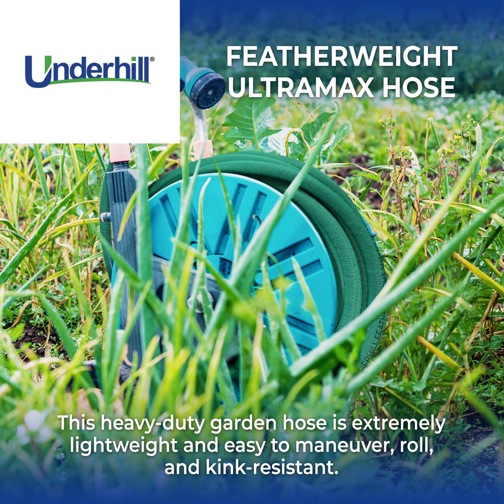 Heavy-Duty 3/4 Inch x 100 ft Green Garden Hose S903079