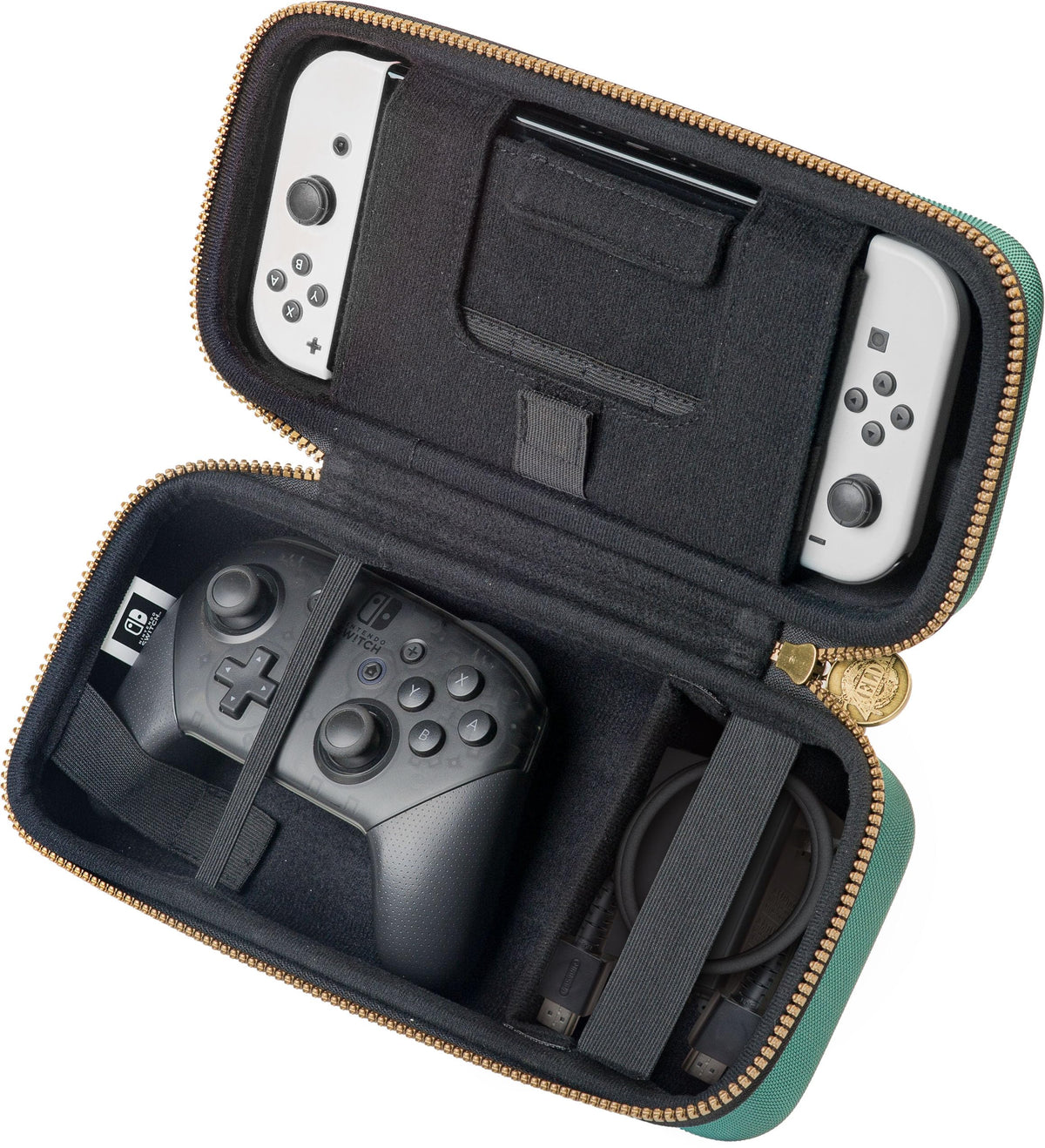 Green System Case for Nintendo Switch or OLED V894259