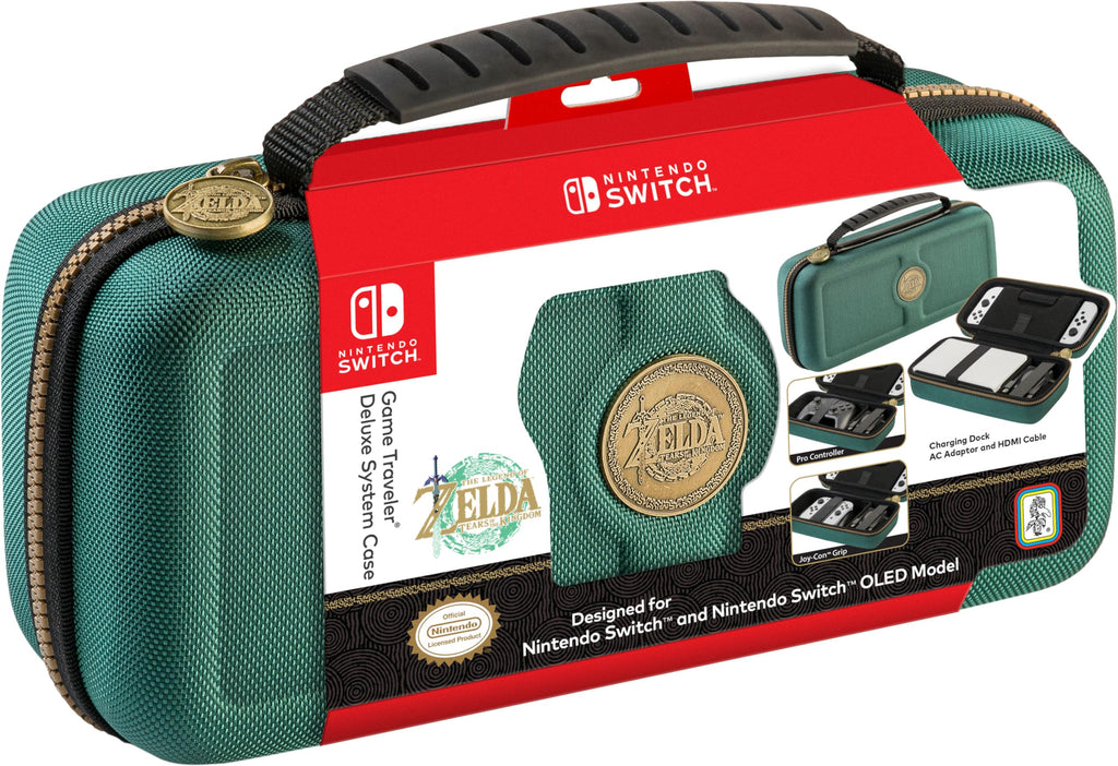 Green System Case for Nintendo Switch or OLED V894259
