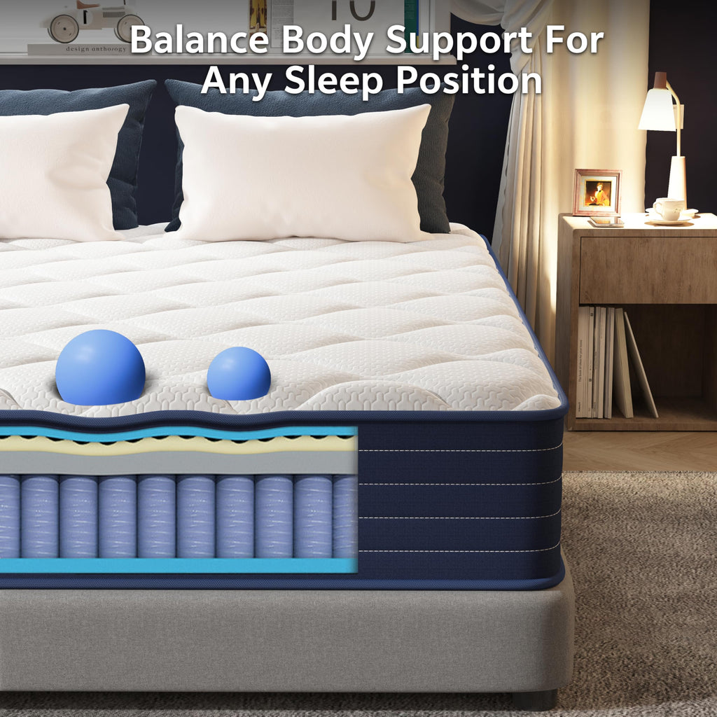 12 Inch Full Hybrid Double Mattress T6732
